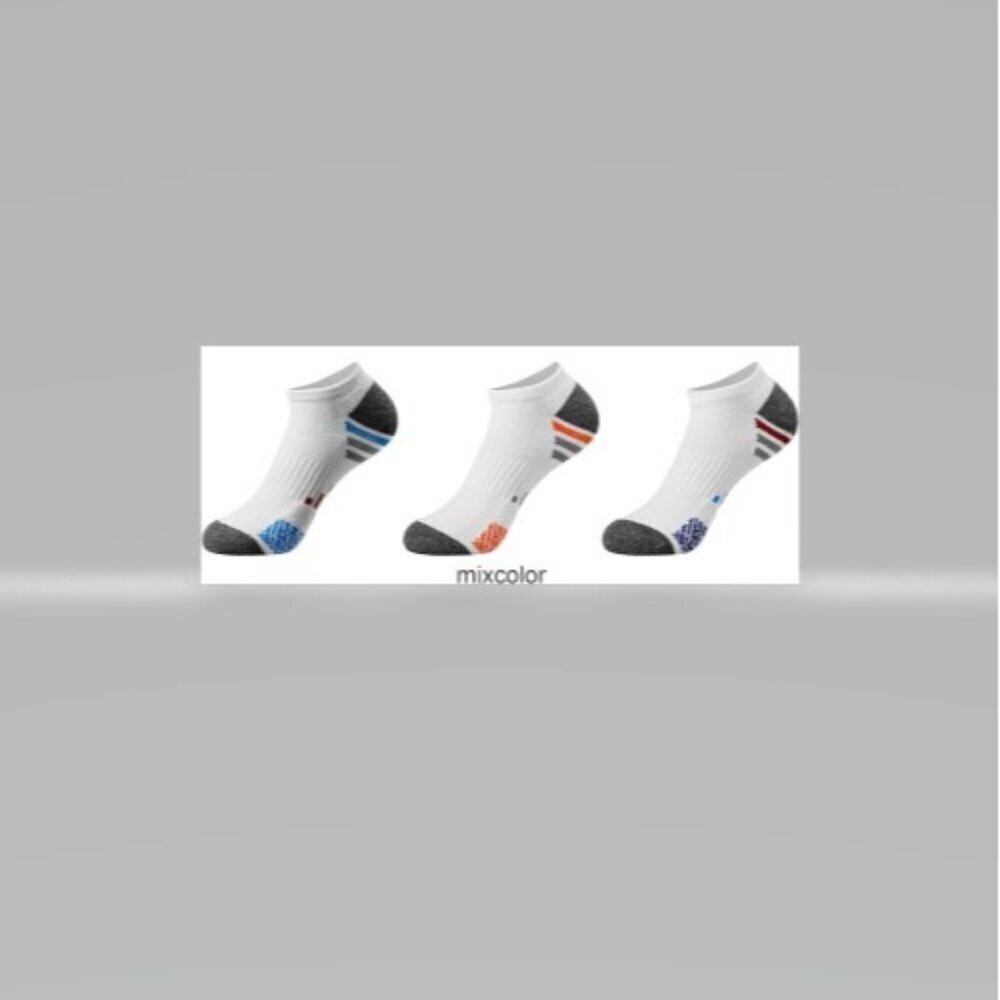 Ecoey Toddler Boys Medium 11-4 No Show Cushioned Athletic Running Socks 12 Pack